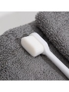 Сверхмягкая зубная щётка, 10000 щетинок, ровная, белая - Фото 7