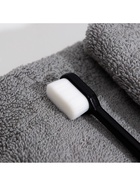 Сверхмягкая зубная щётка, 10000 щетинок, ровная, чёрная - Фото 7