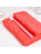 Сверхмягкая зубная щётка, 10000 щетинок, ровная, розовая - Фото 5