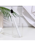 Сверхмягкая зубная щётка, 10000 щетинок, ребристая, белая - Фото 5