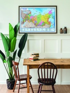 Карта России Политико-административная, 134×198 см, 1:4.5 млн, интерактивная, ламинированная - Фото 7