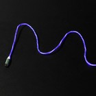 Кабель MYBIT, microUSB - USB, динамическая LED подсветка, 2 А, 1 м, только зарядка - Фото 5