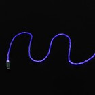 Кабель MYBIT, Lightning - USB, 2 А, 1 м, динамическая LED подсветка - Фото 5