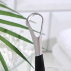 Скребок для чистки языка, чёрный - Фото 3