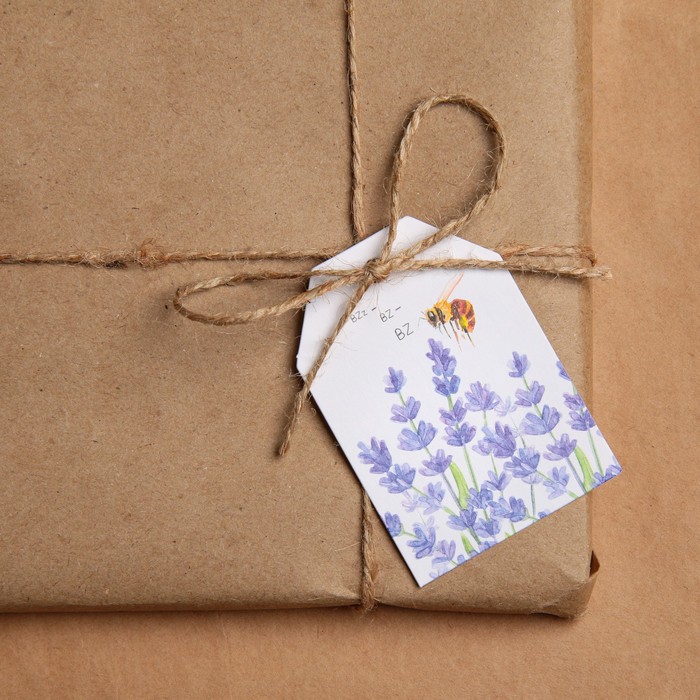 Открытка-шильдик на подарок «Самой невероятной», акварельный картон 5 × 7 см - фото 1897070990