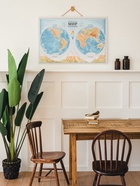 Карта Мира интерактивная, физическая (карта полушарий), 101×69 см, 1:37 млн, ламинированная - Фото 9