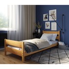 Кровать «Фрида», 70 × 160 см, массив сосны, без покрытия - Фото 1