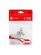 Колпачок на вентиль, Стразы хром, набор 4 шт. - Фото 6