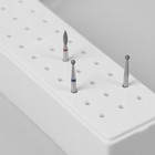 Органайзер для фрез, 30 отделений, 13×4×6.4 см, белый - Фото 2