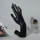 Подставка для украшений «Рука» 9×12×22, цвет чёрный - фото 9922098