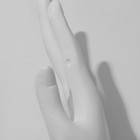 Подставка для украшений «Рука» 9 х 12 х 22, цвет белый - фото 9922103