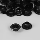 Блочка, d = 6 мм, цвет чёрный никель - фото 9474359
