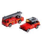 Парковка «Пожарная часть», с 2 металлическими машинами - фото 6504627