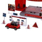 Парковка «Пожарная часть», с 2 металлическими машинами - Фото 3