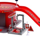 Парковка «Пожарная часть», с 2 металлическими машинами - Фото 4