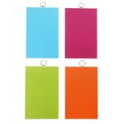 Доска разделочная, цветная обратная сторона: бамбуковое и пластиковое покрытие 25х16 см МИКС цвета - Фото 3