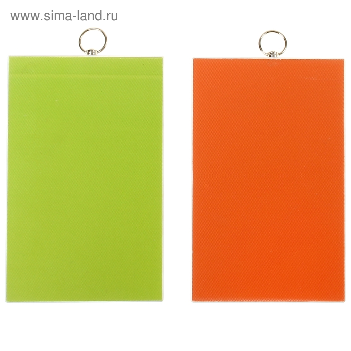 Доска разделочная цветная обратная сторона: бамбуковое и пластиковое покрытие 30х20 см МИКС цвета - Фото 1