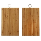 Доска разделочная цветная обратная сторона: бамбуковое и пластиковое покрытие 30х20 см МИКС цвета - Фото 2