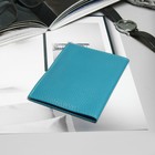 Обложка для автодокументов, флотер, цвет голубой - Фото 2