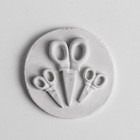 Молд силиконовый "Ножницы" 3,2х1,7 см; 2х1 см - фото 57952464