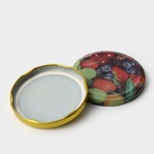 Крышка для консервирования «Ассорти», ТО-82 мм, жесть, винтовая, лак, литография, фасовка 20 шт., золотистая - Фото 3