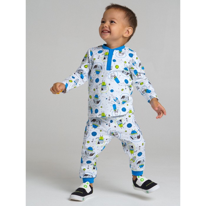 Пижама детская трикотажная для мальчика, рост 92 см