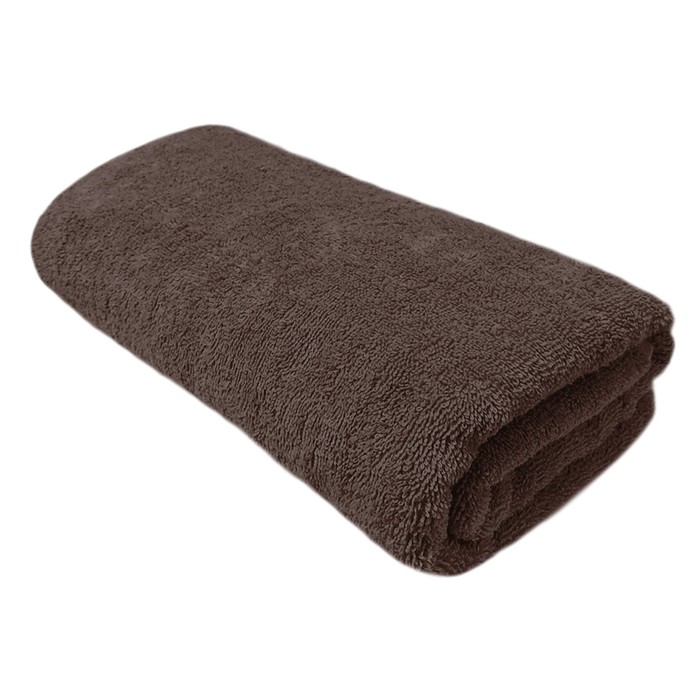 Махровое полотенце «Моно», размер 40x70 см, цвет коричневый