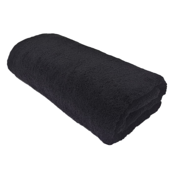 Махровое полотенце «Моно», размер 40x70 см, цвет чёрный - Фото 1