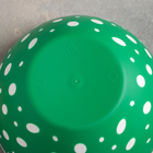 Салатник 500 мл «Горошек», цвет бело-зеленый - Фото 4