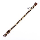 Ошейник кошачий с пряжкой в форме кошки, 26×1 см, бежевый - Фото 4