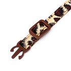 Ошейник кошачий с пряжкой в форме кошки, 26×1 см, бежевый - Фото 5