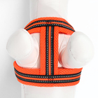 Комплект амуниции мягкий, светоотражающий, поводок 120 х 1,5 см, ОШ 35-53 см, оранжевый - Фото 8