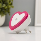 Ночник LED "Сердце" реагирует на темноту 6,5х6,5х2,5 см RISALUX - Фото 3