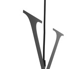 Светильник "Алфавит X" E27 40Вт черный 31х36-136 см - фото 34341947