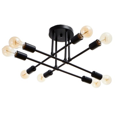 Люстра 2549/1 E27 40 Вт черный 70×70×20 см BayerLux