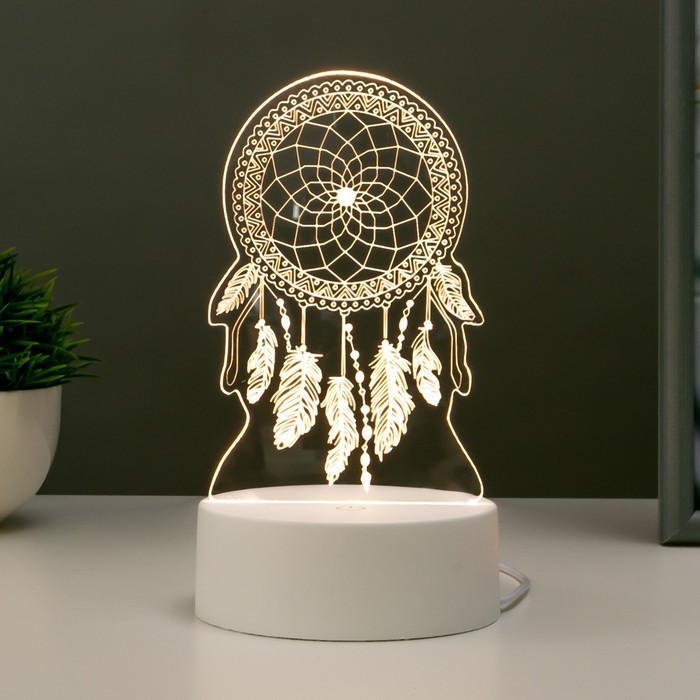 

Светильник сенсорный "Ловец снов" LED 3 цвета от USB RISALUX