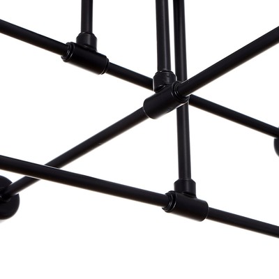 Люстра BayerLux 2544/6BK, E27, 6×40 Вт, чёрная