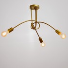Люстра "Узел" 3хE27 40Вт золото 54х54х40 см BayerLux 7152450