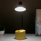 Настольная лампа сенсорная 16848/1YL LED 2Вт USB АКБ желтый 9,5х9,5х38 см RISALUX 7302982 - фото 14000645