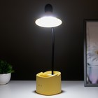 Настольная лампа сенсорная 16848/1YL LED 2Вт USB АКБ желтый 9,5х9,5х38 см RISALUX 7302982 - фото 14000646
