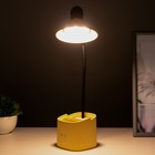 Настольная лампа сенсорная 16848/1YL LED 2Вт USB АКБ желтый 9,5х9,5х38 см RISALUX 7302982 - фото 14000647