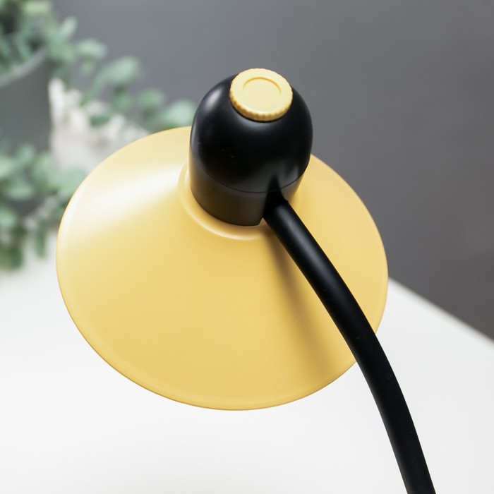 Настольная лампа сенсорная 16848/1YL LED 2Вт USB АКБ желтый 9,5х9,5х38 см RISALUX - фото 1907338782