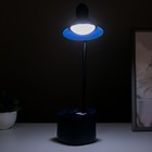 Настольная лампа сенсорная 16848/1GN LED 2Вт USB АКБ синий 9,5х9,5х38 см - фото 804661210