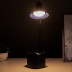 Настольная лампа сенсорная 16848/1GN LED 2Вт USB АКБ синий 9,5х9,5х38 см - фото 804661211