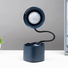 Настольная лампа сенсорная 16848/1GN LED 2Вт USB АКБ синий 9,5х9,5х38 см - фото 804661213