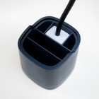 Настольная лампа сенсорная 16848/1GN LED 2Вт USB АКБ синий 9,5х9,5х38 см - фото 804661215