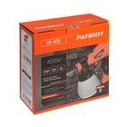 Краскопульт электрический PATRIOT SG 400, 400 Вт, 500 мл/мин, 0.8 л, сопло 2.5 мм, до 50 DIN 7548327 - фото 16202683