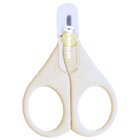 Ножницы маникюрные, детские, с защитным колпачком, молочный - Фото 2