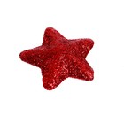 Фигурка для поделок и декора «Звезда», набор 15 шт, размер 1 шт: 3,5×3,5×2 см, цвет красный - фото 7776706