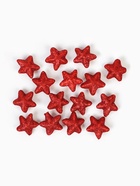 Фигурка для поделок и декора «Звезда», набор 15 шт., размер 1 шт.: 3.5×3.5×2 см, цвет красный - фото 59332151